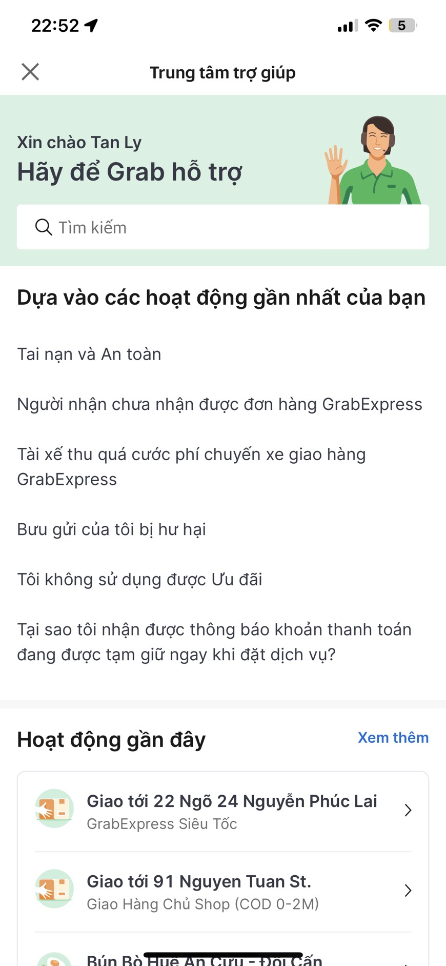 tổng đài chăm sóc khách hàng grab hcm
