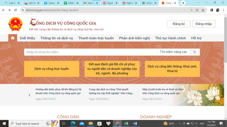 Cách đăng ký làm hộ chiếu online